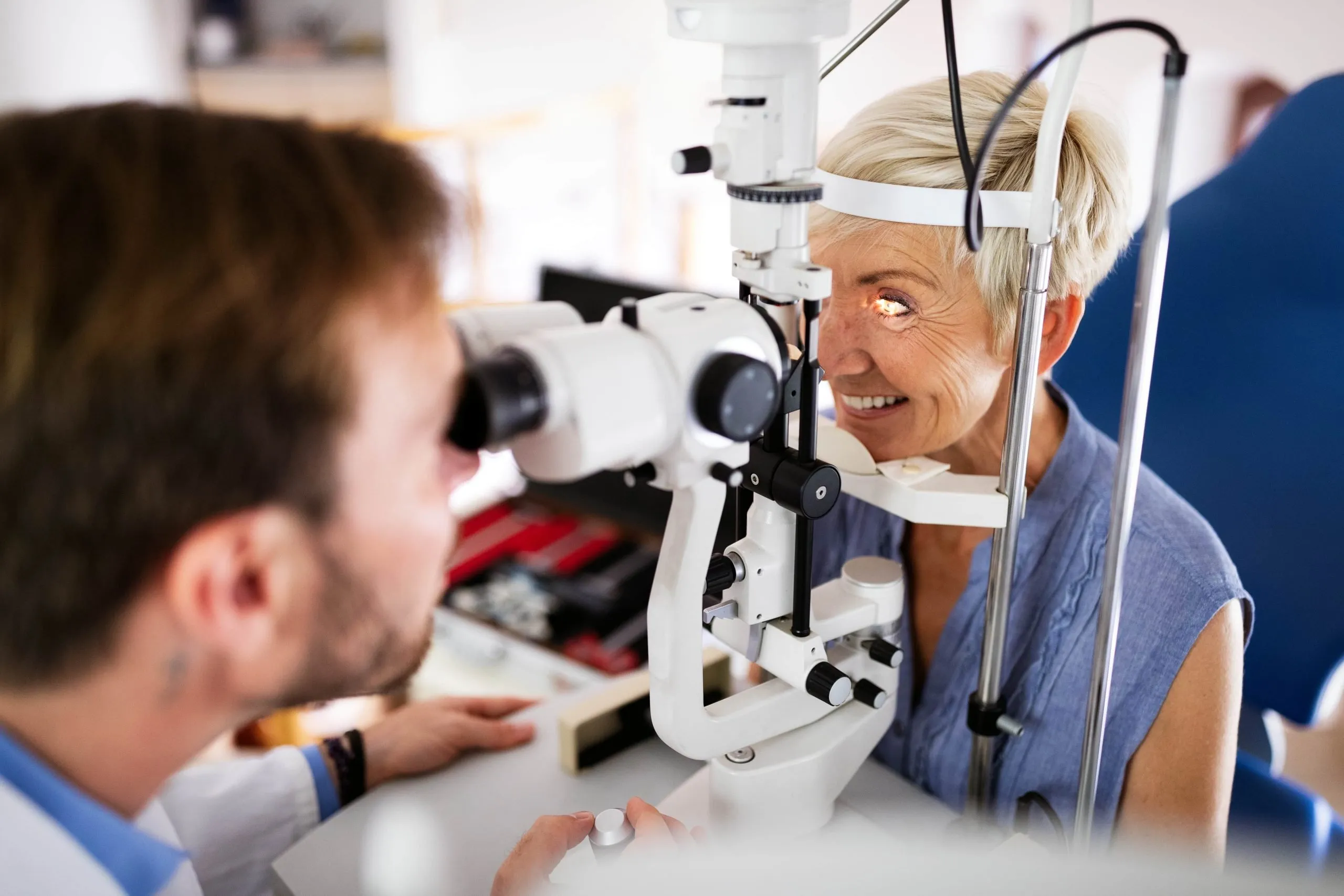 Lens replacement surgery consultation